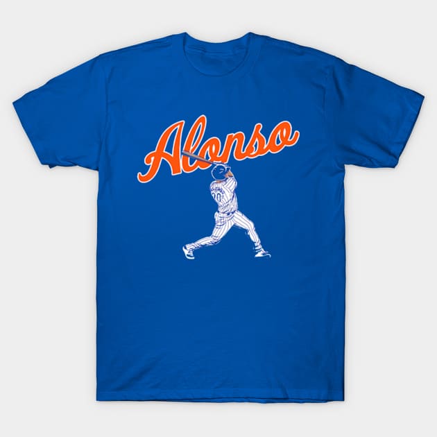 Pete Alonso Slugger Swing T-Shirt by KraemerShop